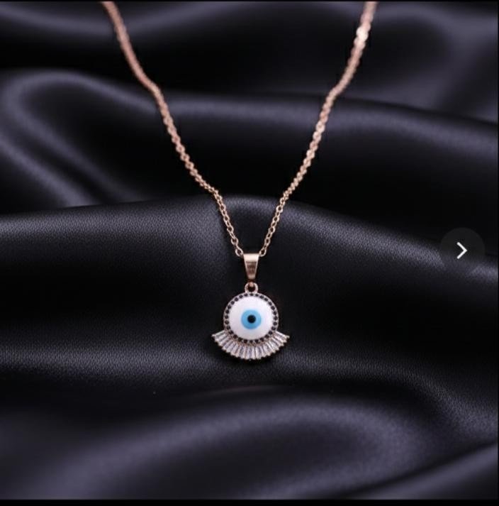 trending evil eye charm pendant