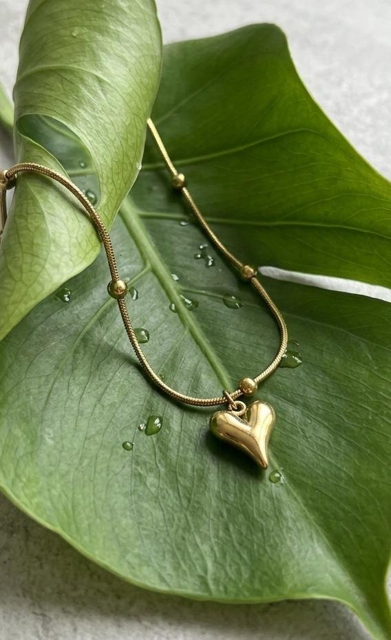 Mellow Heart Anklet