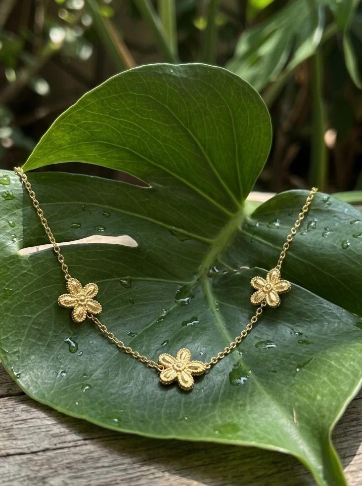The malabar bloom anklet
