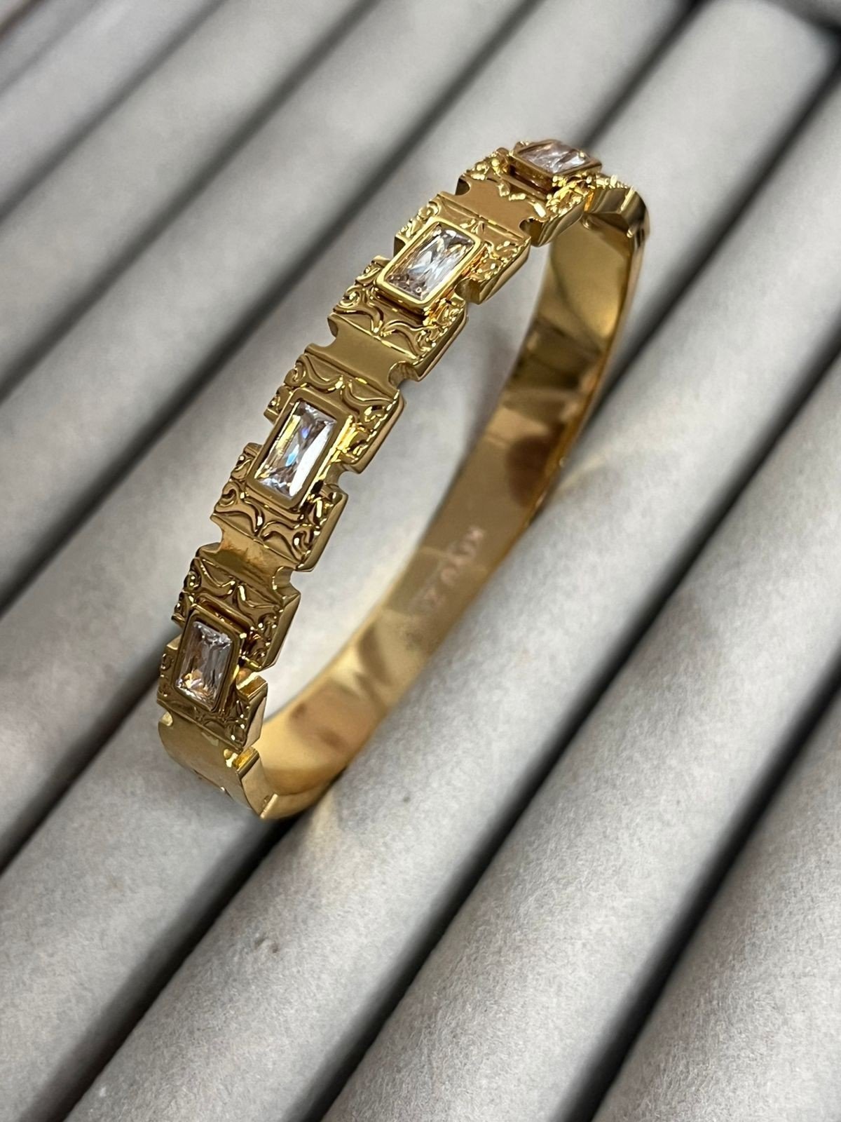 Gilded Baroque Bangle