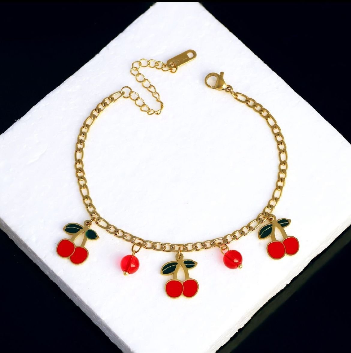 Cherry Charm Bracelet