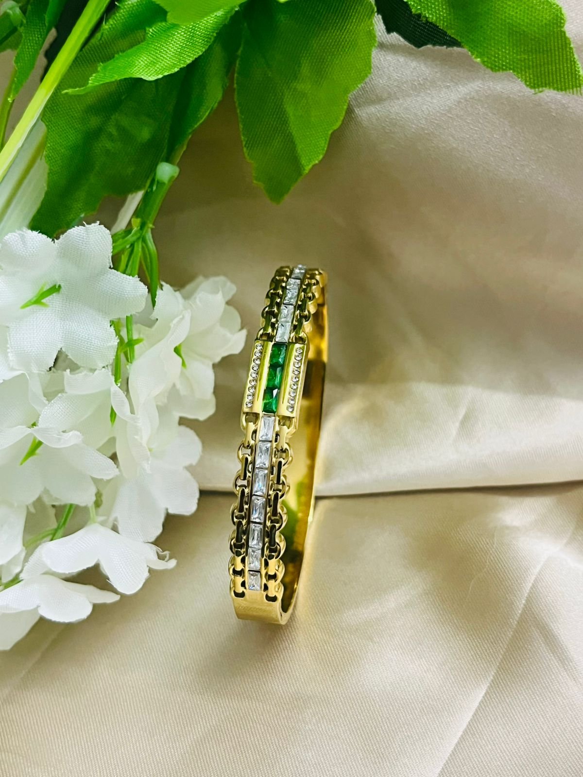 The Emerald Royal Bangle image 2