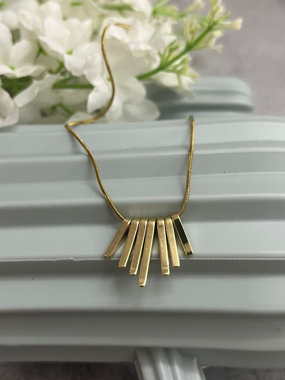 The Prism Fringe Anti Tarnish pendant image 3