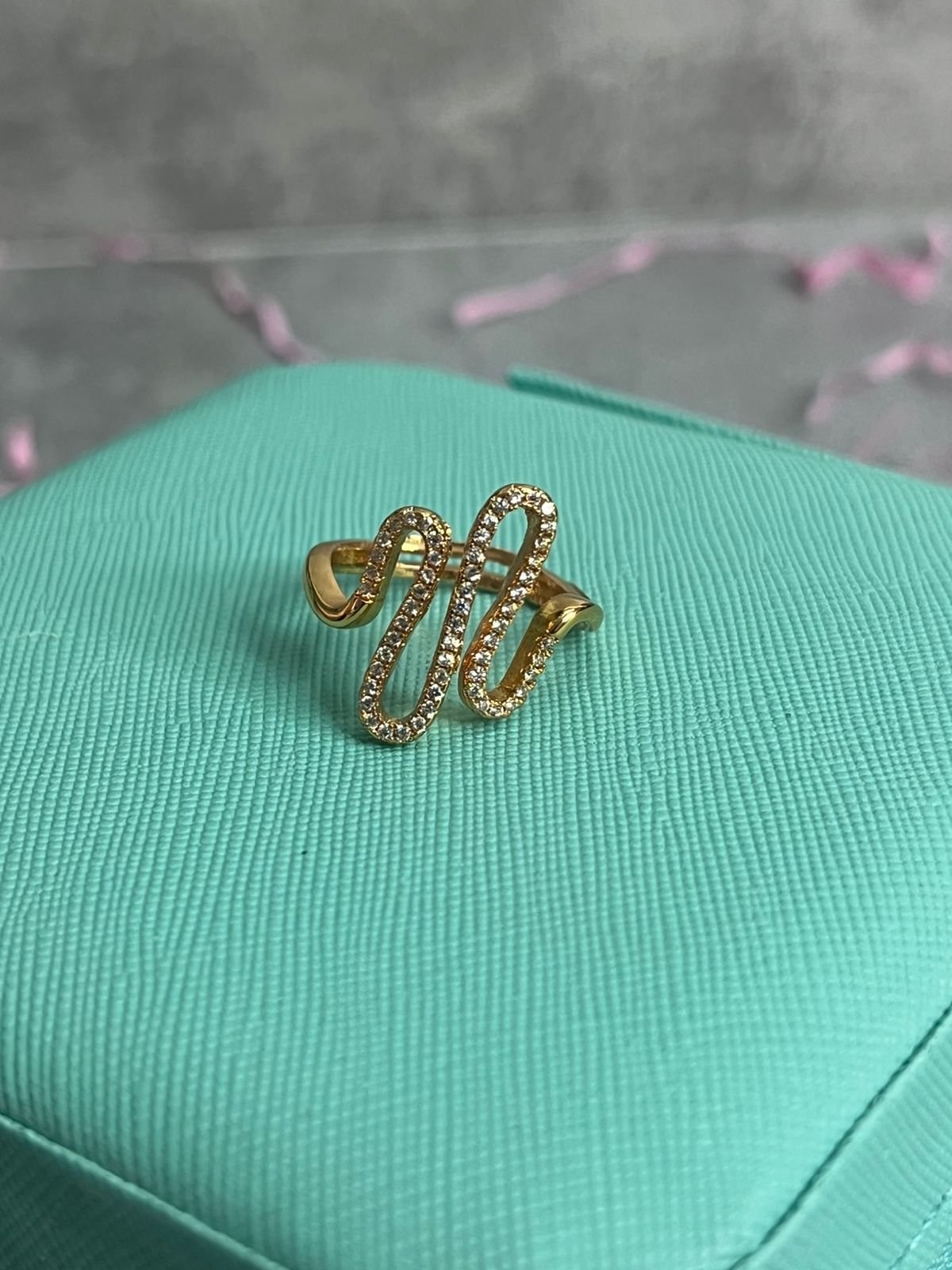 The Serpentine Sparkle Wrap Ring image 2