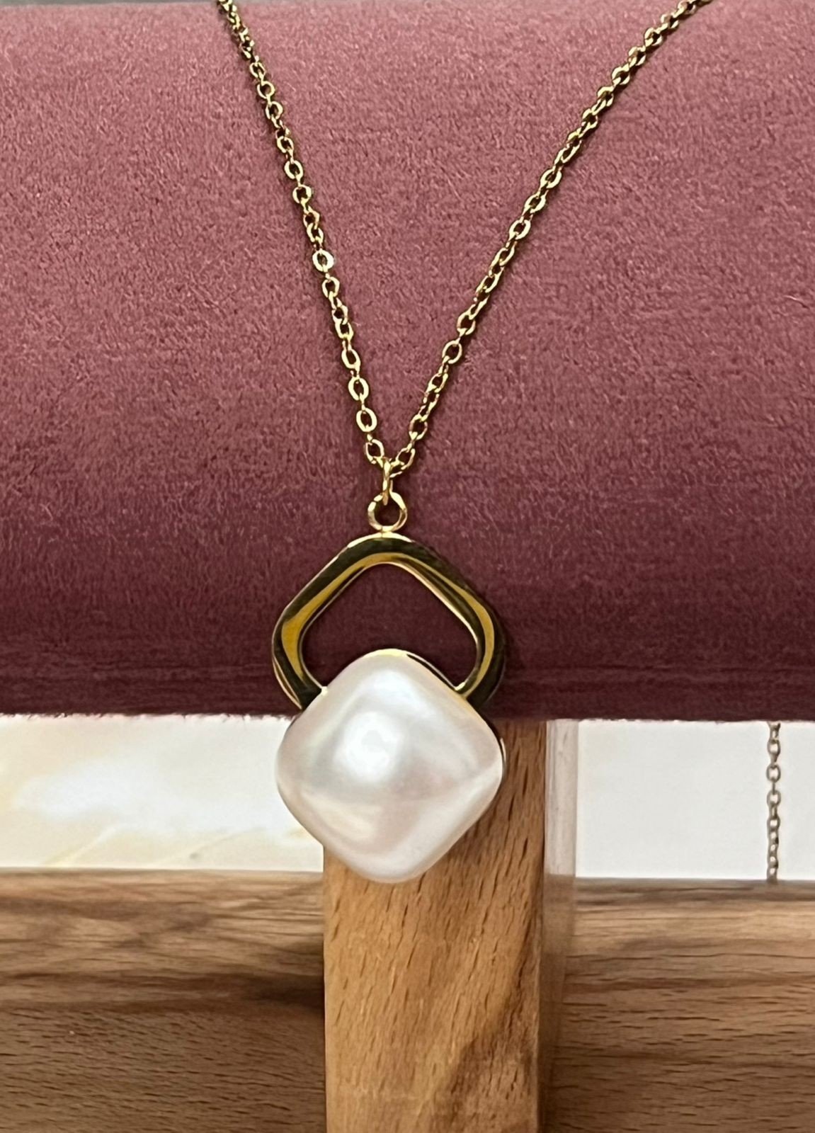 The Modern Pearl Drop Pendant image 3