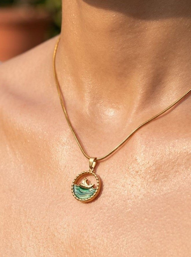 The Azure Voyager Everyday Pendant image 2